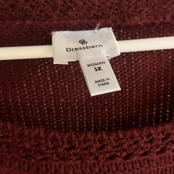 Burgundy sweater - Picture 3 of 4